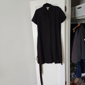 Eileen Fisher Tencel Lyocell Blend Shirt Dress size medium